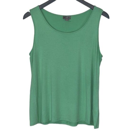 NWOT J. Jill Wearever Collection Green Tank Top Size Medium - Picture 1 of 7